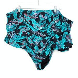 Torrid Women's Size 6X Lilo & Stitch Ruched High Waisted Swim Bikini Bottom